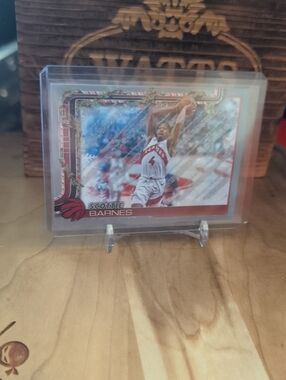 2025-26 Topps Holiday Scottie Barnes Silver Glitter SP Raptors
